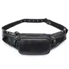 Bolsa de Cintura de Cuero Genuino de Moda para Hombre Bolsa de Cintura Multifuncional para Exteriores con Sentido Avanzado Piel de Vaca de Primera Capa Bolso Cruzado para Hombre Bolsa de Cintura Venta al por Mayor