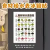 Tabla de Blanching de Ingredientes: Blanqueado Científico para una Cocina Saludable y Dieta para Evitar Daños a la Salud - Pegatina Magnética Acrílica para Refrigerador