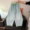 Roupa de Verão para Meninos Camiseta Fresca de Manga Curta 2026 Novo Estilo Coreano Roupas de Verão Estilosas para Crianças Maiores Roupas de Meninos