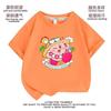 Camisola de Noite Infantil de Desenho Animado Kabi Verão Manga Curta Saia Infantil Crianças Pequenas e Médias Bebê Casual Roupa de Casa Camisola