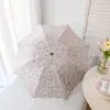 ¡Cierra los ojos y acelera! Sombrilla de Liquidación Especial 70% de descuento Parasol Manual para Estudiantes Protección Solar Protección UV Sombrilla de Doble Propósito
