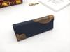 Estuche creativo para gafas de miopía estudiante fresco hombres y mujeres plegable patrón aerodinámico caja para gafas de sol cacao logo estampado