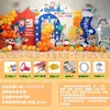 Crayon Shin-Chan e Chibiusa Menino e Menina Mês Completo 30 Dias Banquete de Cem Dias Decoração de Aniversário Placa de KT Balões