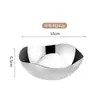 Bol de Ensalada de Acero Inoxidable para Hotel Transfronterizo, Bol de Frutas, Bandeja para Dulces y Snacks, Bol de Cocina y Comedor, Moderno y Sencillo