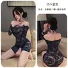 Lingerie Romance de Noite Longa, Camisola Sexy de Renda de Alta Qualidade, Uniforme de Tentação Pura, qqny Transparente Feminino 1574