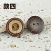 Botones Naturales de Coco Materiales Hechos a Mano para Manualidades Botones Decorativos para Camisa Suéter Accesorios para el Cabello Bolsas de Tela Hechas a Mano Accesorios