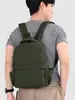 Mochila casual para hombres y mujeres, mochila impermeable de color liso, mochila escolar ligera de gran capacidad para estudiantes, mochila elegante para mujeres