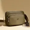 Bolso bandolera retro de moda para mujer, gran capacidad, nuevo de primavera 2026, bolso simple de nailon, bolso de hombro simple y ligero