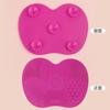 Nueva pequeña almohadilla de silicona para fregar con ventosa limpiador almohadilla de limpieza herramienta de belleza maquillaje almohadilla para pinceles de maquillaje multicolor opcional