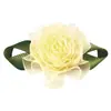 Fábrica de Fitas Folha em Oito 3D Decoração Floral Feita à Mão Fita de Cetim de Poliéster Fita de Organza Decoração de Folha Fita Floral