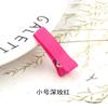 Accesorios para el cabello de niños coreanos accesorios para la cabeza 5 cm horquilla doble pinza de pico de pato 3.5 cm pinza para el cabello de cinta de tela a la mitad multicolor opcional