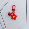 Ins Chaveiro Sino Flor Colorido Fresco Pingente Criativo Feito à Mão Coração de Menina Bolsa de Fone de Ouvido Fivela de Porta Enfeites Pendentes