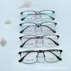 Gafas Seiko de Titanio Puro con Varillas Doradas para Hombre Montura de Titanio con Ceja Marco de Titanio B Montura de Gafas de Titanio Bao10 Jie Mismo Marco de Titanio No Magnético