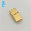 Venta Directa de Fábrica Cierre Magnético de Acero Inoxidable 316 Cierre de Acero de Titanio Borde Cuadrado Pulsera de Cordón de Cuero Cierre Lateral Accesorio de Joyería DIY Cierre