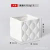 Maceta de Cerámica Simple Nórdica Blanca Jardinería Planta en Maceta Porcelana Blanca Adornos Maceta para Suculentas Interior Escritorio Planta Verde Planta en Maceta