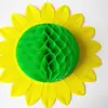 Girasol simulado girado a mano, accesorios de girasol plegables, flor, accesorios de baile para la etapa de jardín de infantes, venta al por mayor