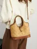Bolso de Mano Retro de Gama Alta para Viajes Diarios para Mujer 2026 Nueva Moda Versátil Bolso Cruzado Tipo Cubo Bolso Tote Pequeño para Salir