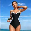 Maiô Bikini Peça Única 2027 para Mulheres, Estilo Quente de Venda Transfronteiriça, Sem Alças, Que Esconde a Barriga, Roupa de Banho Emagrecedora, Bikini de Alta Qualidade para Mulheres