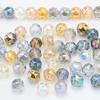 Nueva bola de cristal de 10MM, bola de flor, cuentas sueltas de vidrio con forma de piña, cuentas de piedra de diamante de viento, pulsera, collar, cadena para teléfono móvil, bricolaje