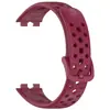 Adequado para Huawei Pulseira 10 9 8 Oficial Igual Pulseira de Relógio 8Nfc Universal Furo Redondo Silicone Esportivo Pulseira de Pulso