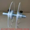 Máquina de corte de filme Batente de material Cantos laterais resíduos 76 Tubo de papel Guia Anel de fixação Parafuso Suporte de rolo de etiqueta adesiva