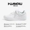 Tênis Casuais Universais Masculinos Sapatos Masculinos de Primavera Populares com Solado Grosso Versáteis Aumentadores de Altura Masculinos Hy096