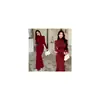 Vestido cruzado 2024 para mujer Otoño e Invierno Prenda interior básica Falda marrón Cintura ajustada Cadera ajustada Falda larga de sirena