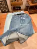 Saia Jeans Retrô de Cintura Alta de Alta Qualidade Estilo Novo de Verão para Mulheres, Midi com Fenda Emagrecedora Casual