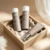 Produto Popular Transfronteiriço Frasco de Tônico com Pintura Tátil de Ombro Plano 120ml Frasco de Spray de Orvalho Puro 90ml Tubo de Loção Essencial 20ml
