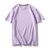 Camiseta Oversized de Manga Curta com Gola Redonda e Estampa para Casais, Tecido Ice Silk (Seda de Gelo), Estilo Coreano, Solta e Moderna, Algodão Ice Porcelain, Transfronteiriça