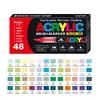 Marcador de Acrílico Líquido Directo Guangna 8101 con Punta Suave para Pintura y Graffiti, Bolígrafo de Dibujo de Colores a Base de Agua para Estudiantes