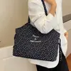 Bolsa de Tela Floral para Mujer, Nueva Bolsa Tote Casual de Verano 2026 para Clase y Viajes, Bolso de Hombro y Cruzado de Gran Capacidad