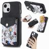 Para Apple 16 funda para teléfono móvil electrochapada magnética Magsafe tarjetero anillo para tarjetas iPhone15 pintura