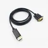 Fabricante fonte linha dp para vga dp para vga público 1.8 m linha de vídeo para notebook em estoque
