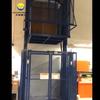 Plataforma de transporte de piso de carga y descarga de elevador de carga tipo riel guía Elevador de películas escolares Polipasto hidráulico