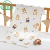 Toalha de Banho para Bebê Algodão Puro Gaze 35*75cm Toalha Classe A Cobertor de Verão para Recém-Nascido Seersucker de Seis Camadas
