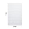 Artefacto de cocina, sala de estar, dormitorio, blanco, montado en la pared, sin perforaciones, engrosado, estante de almacenamiento montado en la pared, tablero con agujeros montado en la pared