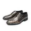 Zapatos de Hombre Transfronterizos, Zapatos de Cuero Formales de Negocios con Estampado de Talla Grande, Zapatos Casuales de Talla Grande para Hombre, Zapatos Pequeños de Cuero Versátiles Retro de Comercio Exterior para Hombre