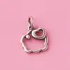 Accesorios de Plata S925 Calados Animales del Año Rata, Buey, Cerdo y Tigre Doce Signos del Zodíaco Cuentas Separadas Joyería Accesorios DIY