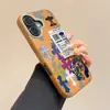 Funda de Teléfono Móvil Colorida con Cruz Adecuada para Apple 16Promax Iphone1 5 Patrón Adoquinado 14/13Pro Nuevo Estilo 12
