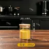 Recipientes de vidro herméticos de grau alimentício para uso doméstico, adequados para armazenar chá, grãos e lanches.; garrafas transparentes vazias para organizar e armazenar itens