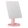 Espejo de Maquillaje LED de Alta Definición Amazon con 16 LEDs, Espejo de Tocador Portátil, Soporte Giratorio de Escritorio