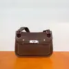 Bolso Gitano H's de Hilo de Cera Hecho a Mano 2025 Nuevo Bolso de Hombro Cruzado de Piel de Vaca Tc Bolso de Mujer Moderno y Versátil