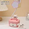 Luz Noturna Dobrável de Animal Fofo Lembrança de Férias para Estudantes Presente Ornamento de Mesa Pequena Lâmpada de Mesa Recarregável por USB Venda por Atacado