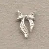 Acessórios de Unha em Liga de Cromo Borboleta Prata Mini Vazada Pequena Borboleta Strass Usável Decorações de Unha com Strass