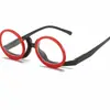 Óculos de Pesca com Lente Única Flip-Up para Pessoas Idosas com Armações Multicores, Óculos de Leitura Flip-Up para Maquiagem, Óculos de Leitura Flip-Up de Alta Definição