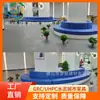 Silla de Descanso Pública Personalizada de Fibra de Vidrio Banco Combinado Personalizado Banco Curvo Piscina de Árboles de Hormigón GRC Silla de Descanso