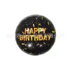 Blqq Globos de Cumpleaños de Aluminio de 18 Pulgadas en Inglés y Español Decoración para Fiesta