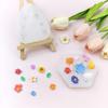 Molde de Silicona para Flores Tamaño DIY Gota Pegamento Resina Arcilla Herramientas Manuales Molde Decorativo para Pastel Plegado de Chocolate