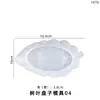 Molde de Resina de Cristal DIY Papoula Prato em Formato de Folha Prato de Armazenamento de Nozes Fabricante de Molde de Silicone Atacado